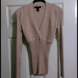 Ladies INC Rose Gold and Mauve Sweater